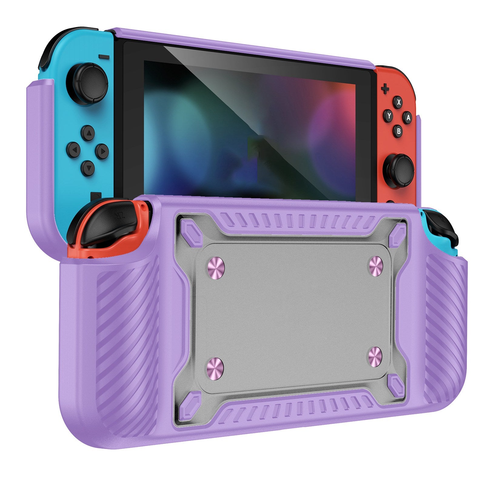 Shockproof Case Anti-Drop Cover for Nintendo Switch OLED Game Console Ergonomic Grip Protective Case (Type A) Shockproof Case Anti-Drop Cover for Nintendo Switch OLED Game Console Ergonomic Grip Protective Case (Type A)